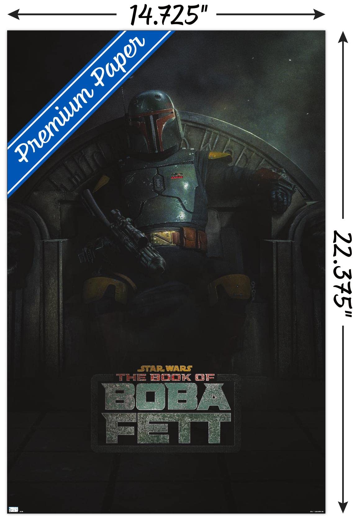 Amazon.com: Trends International Star Wars: The Book of Boba Fett