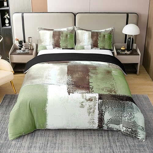 Miniatura 8 de Erosebridal Juego de funda de edredón 100 % algodón con diseño de acuarela arcoíris para niños y niñas, funda de edredón de teñido anudado