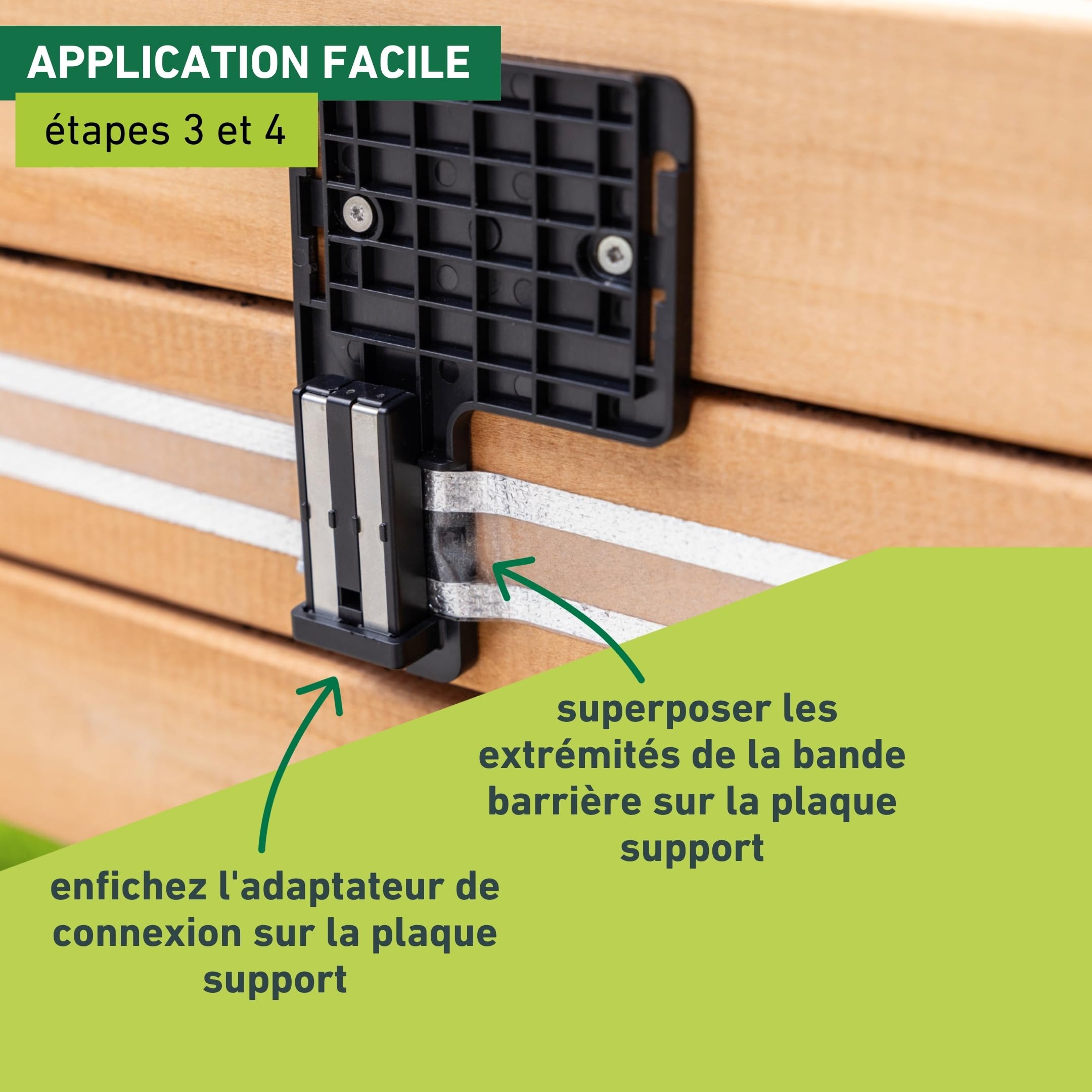 Windhager dissuasif électrique Contre Les escargots e-Fence - 10 m - Protection Contre Les limaces, barrière Anti limace, Bande à escargots électrique - Inoffensif pour l'homme et l'animal