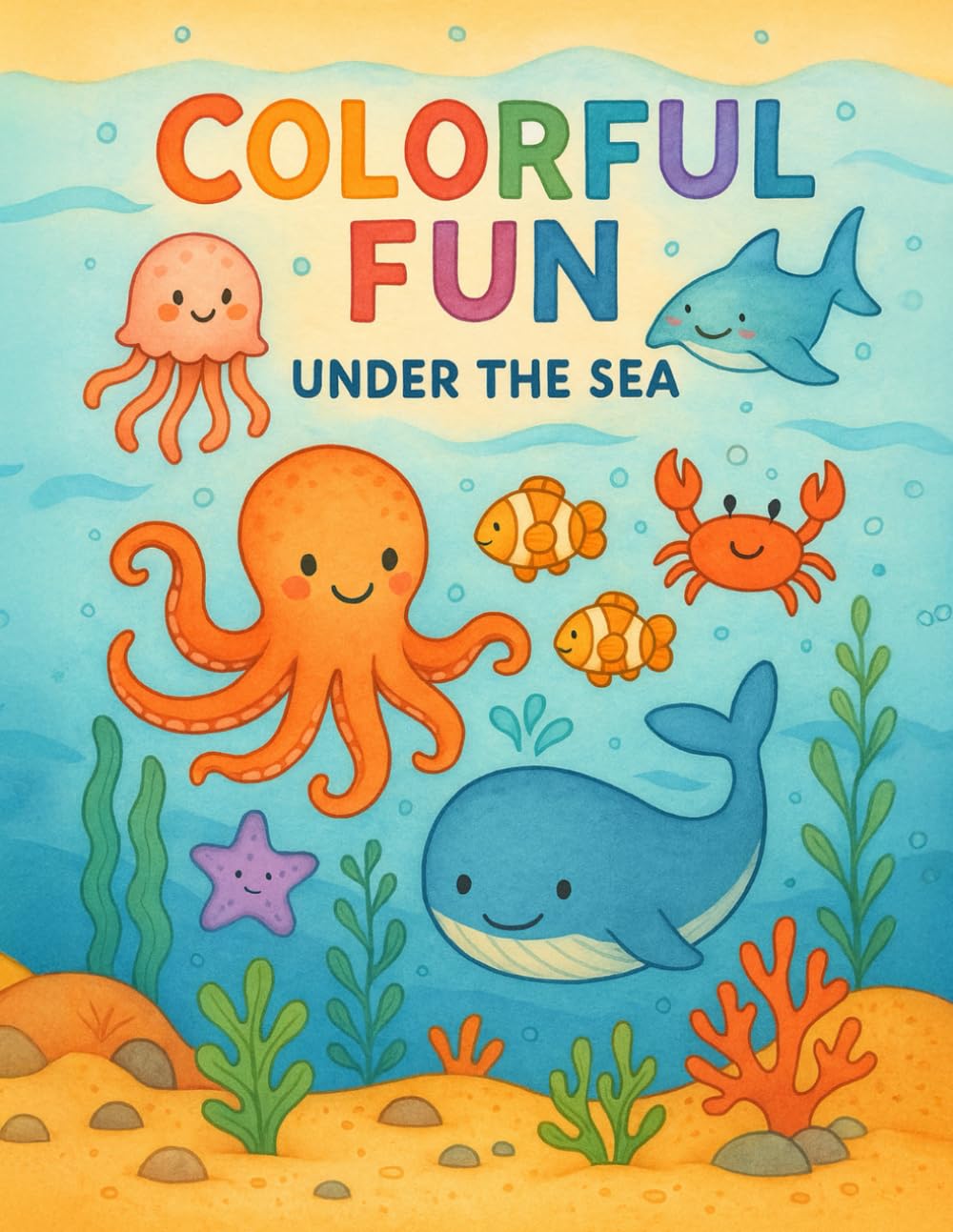 Colorful Fun: Coloring Book - Under the sea