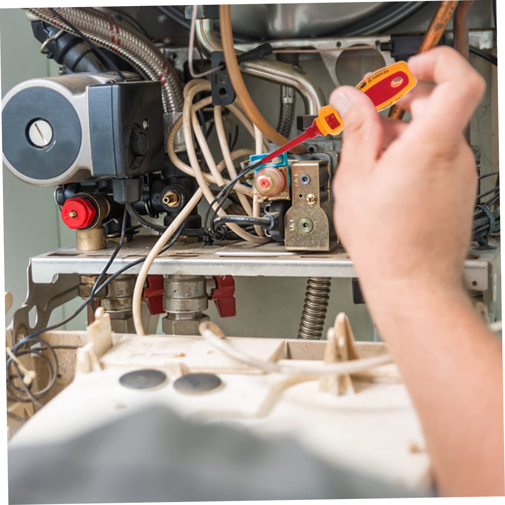 Set Cacciaviti Vde 13 in 1 per Riparazione Telefono Computer | Acciaio Legato V, Rosso, Formato Compatto e Leggero, Kit per Apertura e Smontaggio