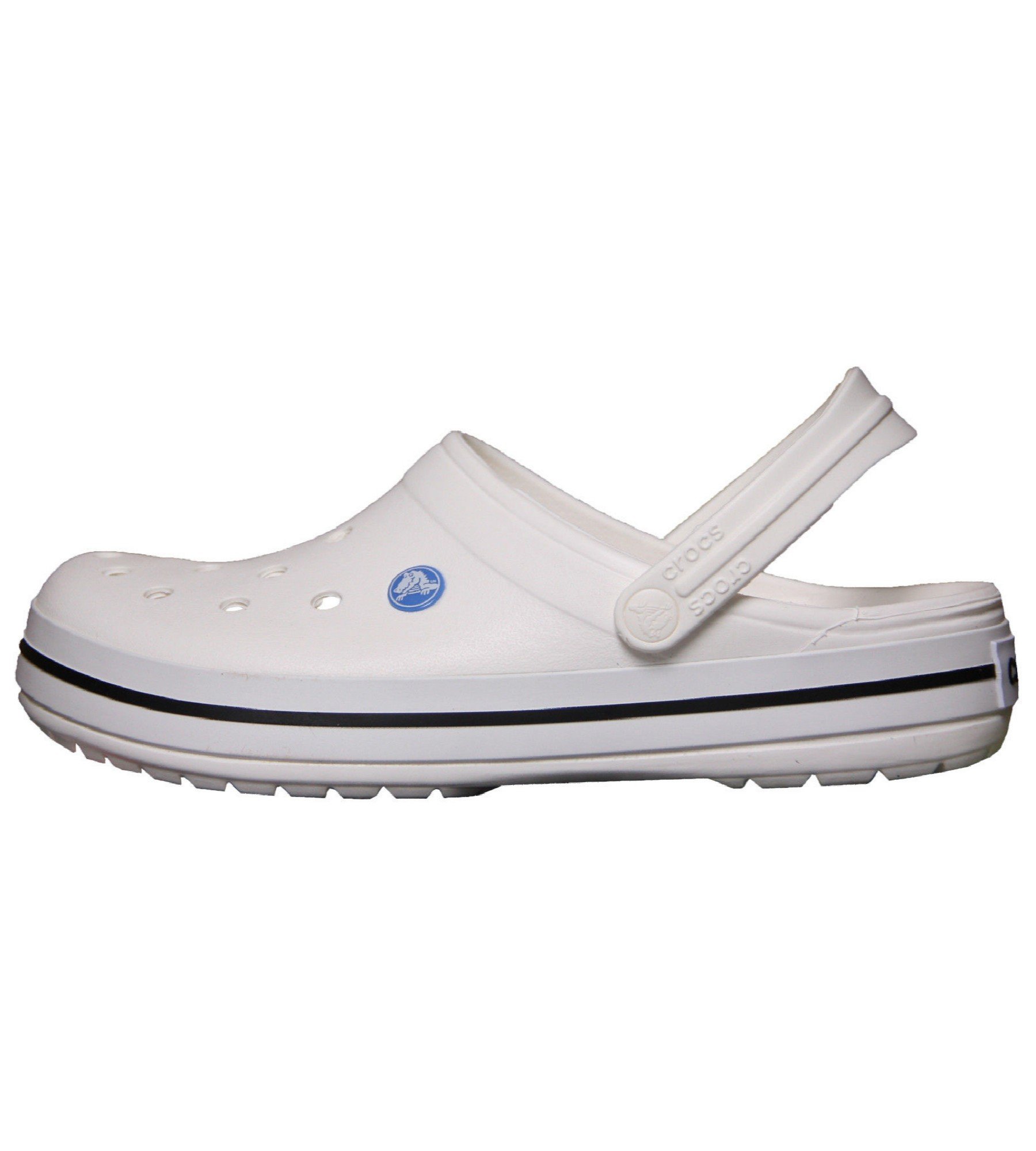 Crocs Crocband, Zuecos Unisex adulto, Blanco, 37/38 EU