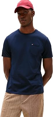 T-shirt Homme Club Room Col Ras Du Cou - Manches Courtes, Rayures Indigo, Taille S (Neuf Avec Étiquettes)