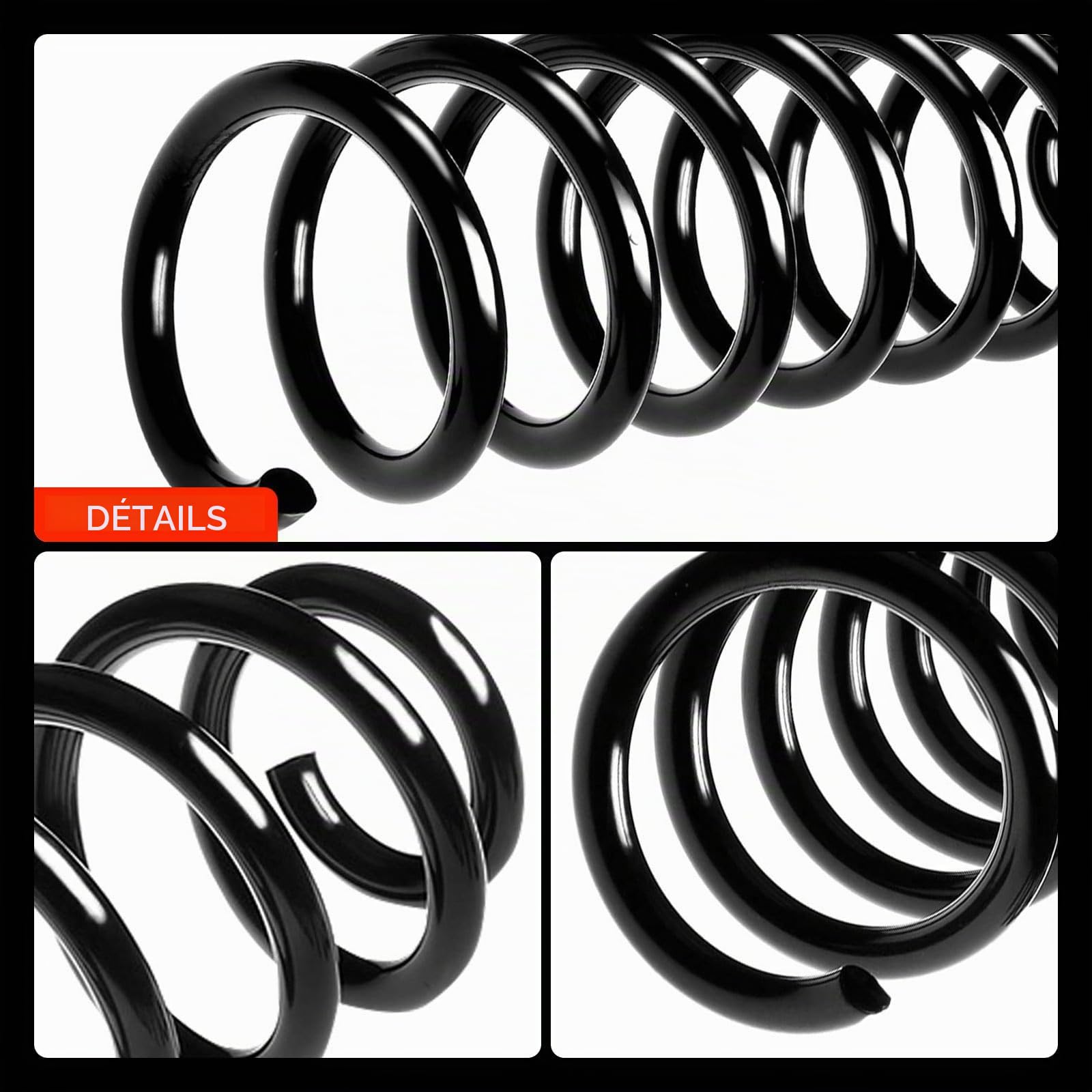 Frankberg 2 ressorts de suspension, essieu arrière 8200297952 | Compatible avec: Scénic II JM0/1