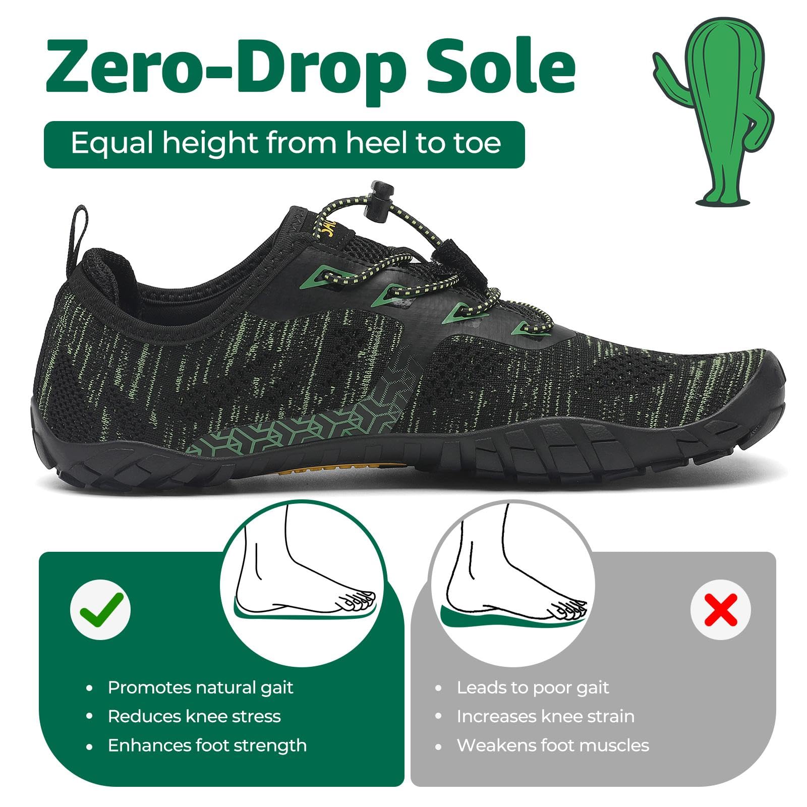 SAGUARO Scarpe da Trail Running Uomo Donna Scarpe da Barefoot