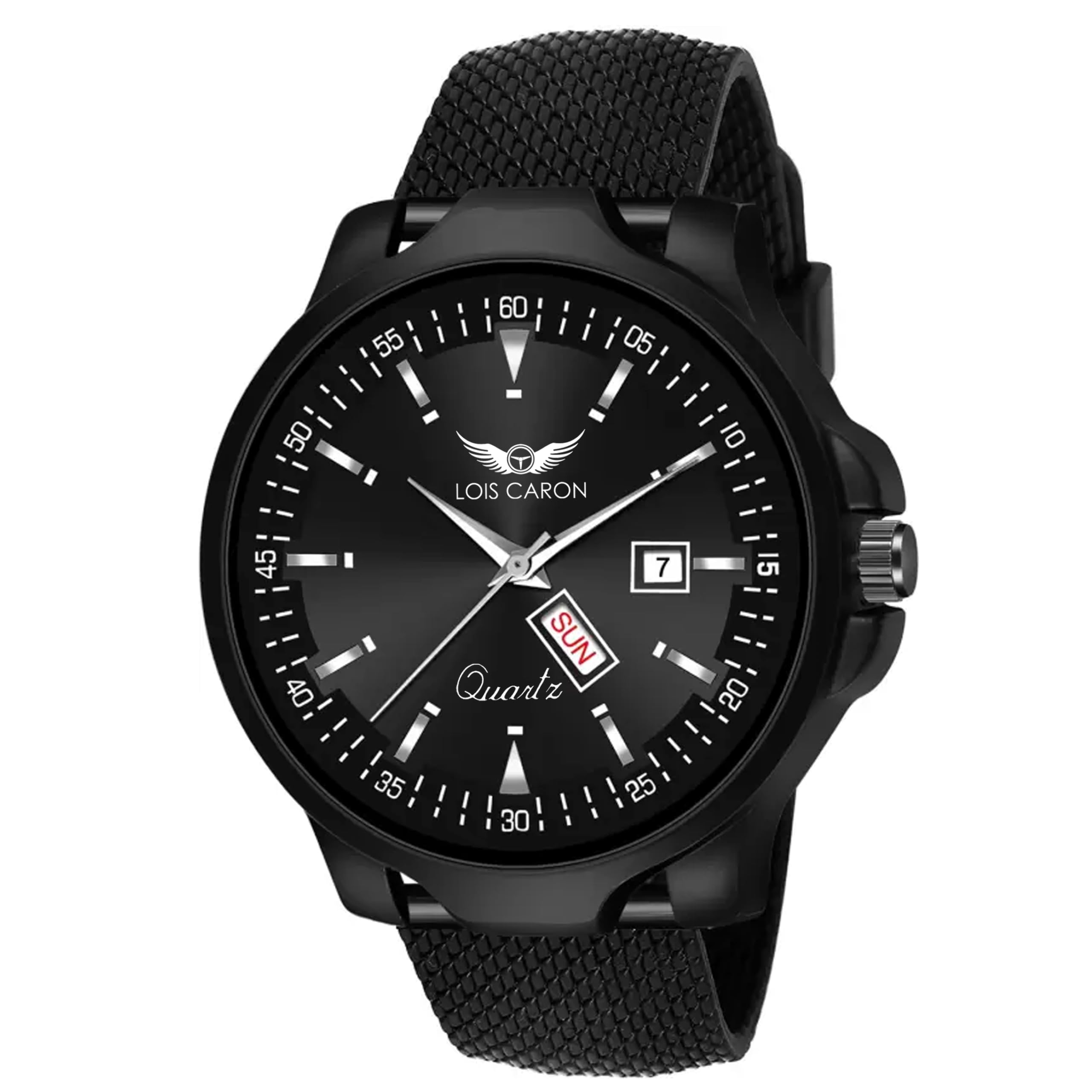 LOIS CARON Trending Day & Date Functioning for Boys Analog Watch - for Men (LCS-8307) (B0D48VJ545) Amazon Price History, Amazon Price Tracker