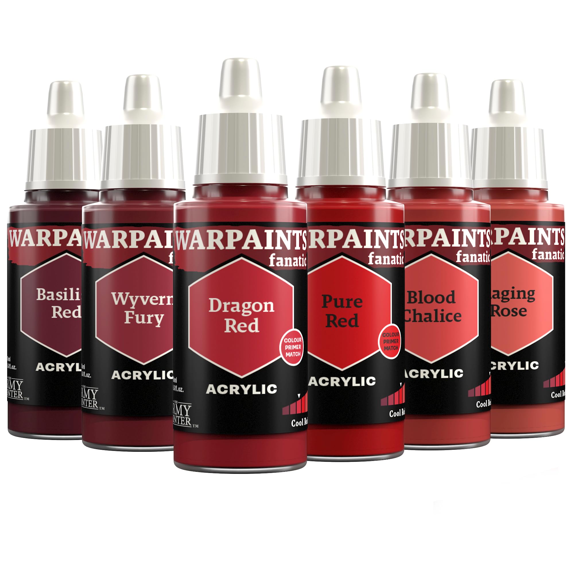 The Army Painter Warpaints Fanatic Flexible Triad Set - 6 X 18ml Acrylic Paints For Miniatures