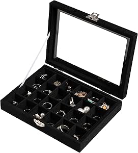 Versatile 24-Grid Jewelry Organizer for Accessories main image 1