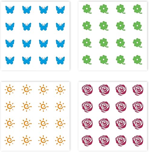 Miniatura 3 de 10 hojas de parches solares adhesivos de detección de protección solar para deportes, viajes, parches de detección al aire libre, recordatorio de