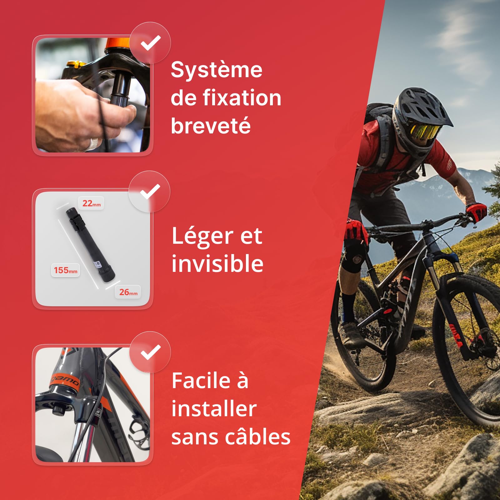 Bike T9 GPS-fietstracker met sim en jaarabo vereist, live tracking