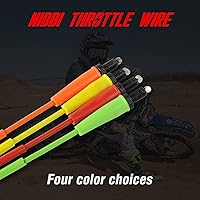 Vista 7 de nibbi Cable de acelerador de 46" Go Kart universal para bicicleta de suciedad, mini bicicleta y motocross Cable de acelerador para motocicleta 125
