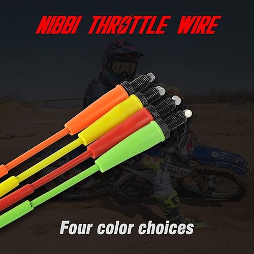 Miniatura 7 de NIBBI - Cable de acelerador ajustable de 40.3 pulgadas, repuesto universal para motocicleta, 40.4 in, para motocross YAMAHA Kawasaki Honda Apollo