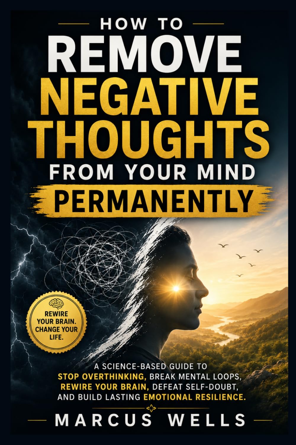 Remove Negative Thoughts From Your Mind Permanently: A Science-Based Guide to Stop Overthinking, Break Mental Loops, Rewire Your Brain, Defeat Self-Doubt, and Build Lasting Emotional Resilience