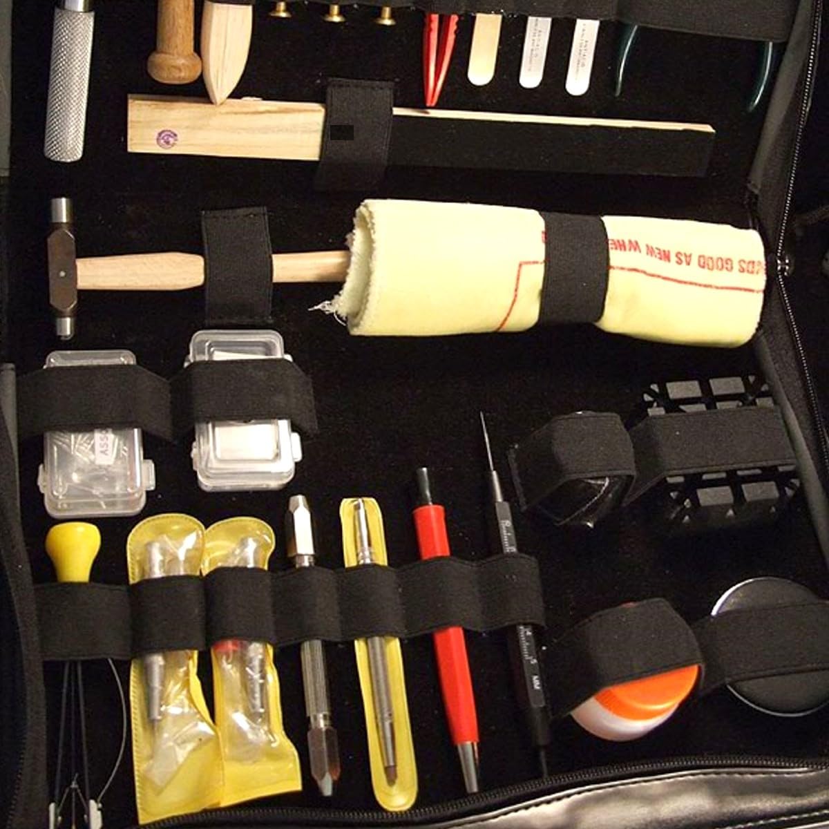 Gran kit de herramientas S1 Deluxe® PRE-LIGHT en estuche para relojero