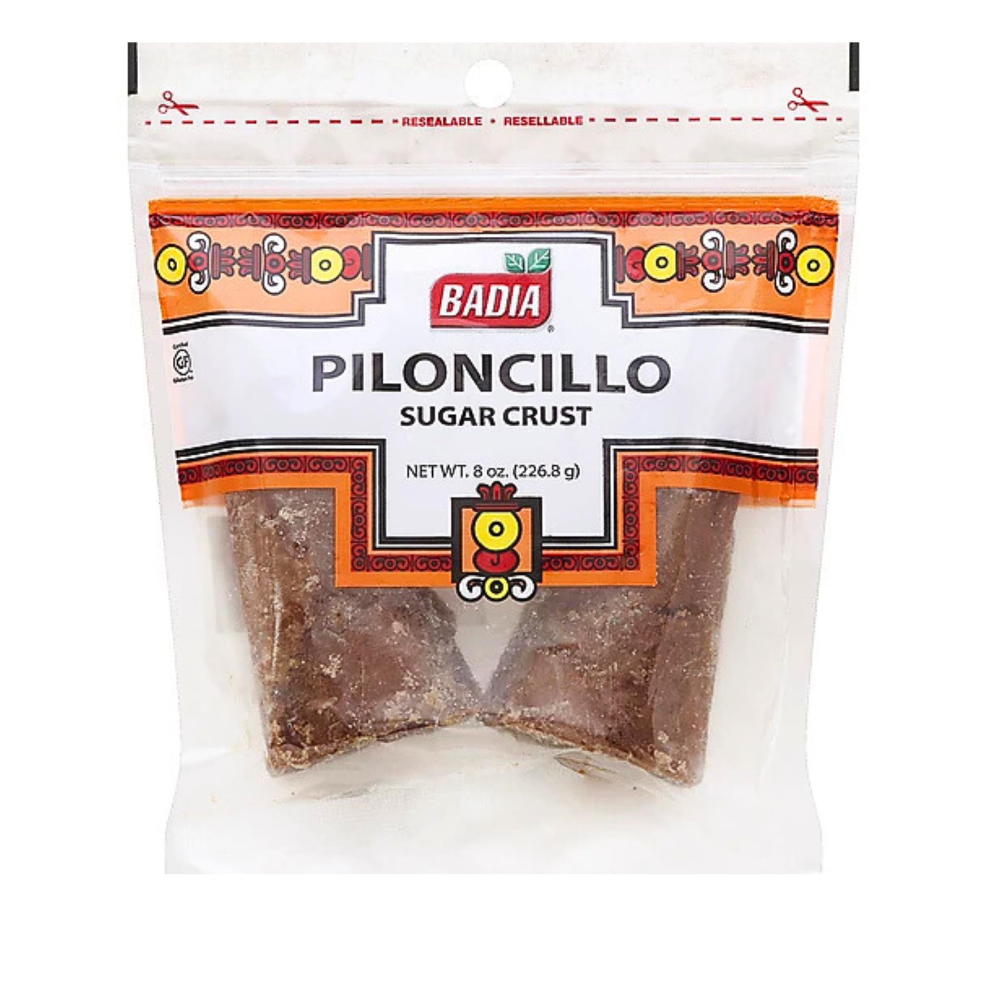 Badia Piloncillo (Brown Sugar Crust), 8 oz – Traditional Panela Mexican Cane Sugar – Perfect for Baking, Desserts & Hot Beverages
