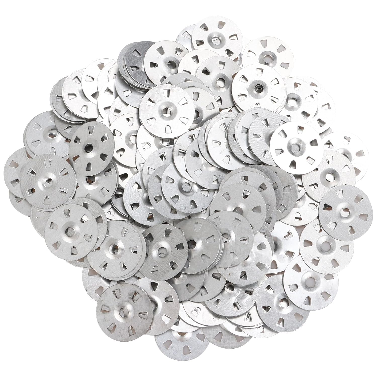 LOLYSIC 500Pcs Tile Backer Board Washers, 30mm Galvanised Steel