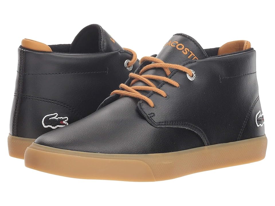 

Lacoste Kids Esparre Chukka (Little Kid/Big Kid) (Black/Dark Tan) Kid's Shoes, Brown