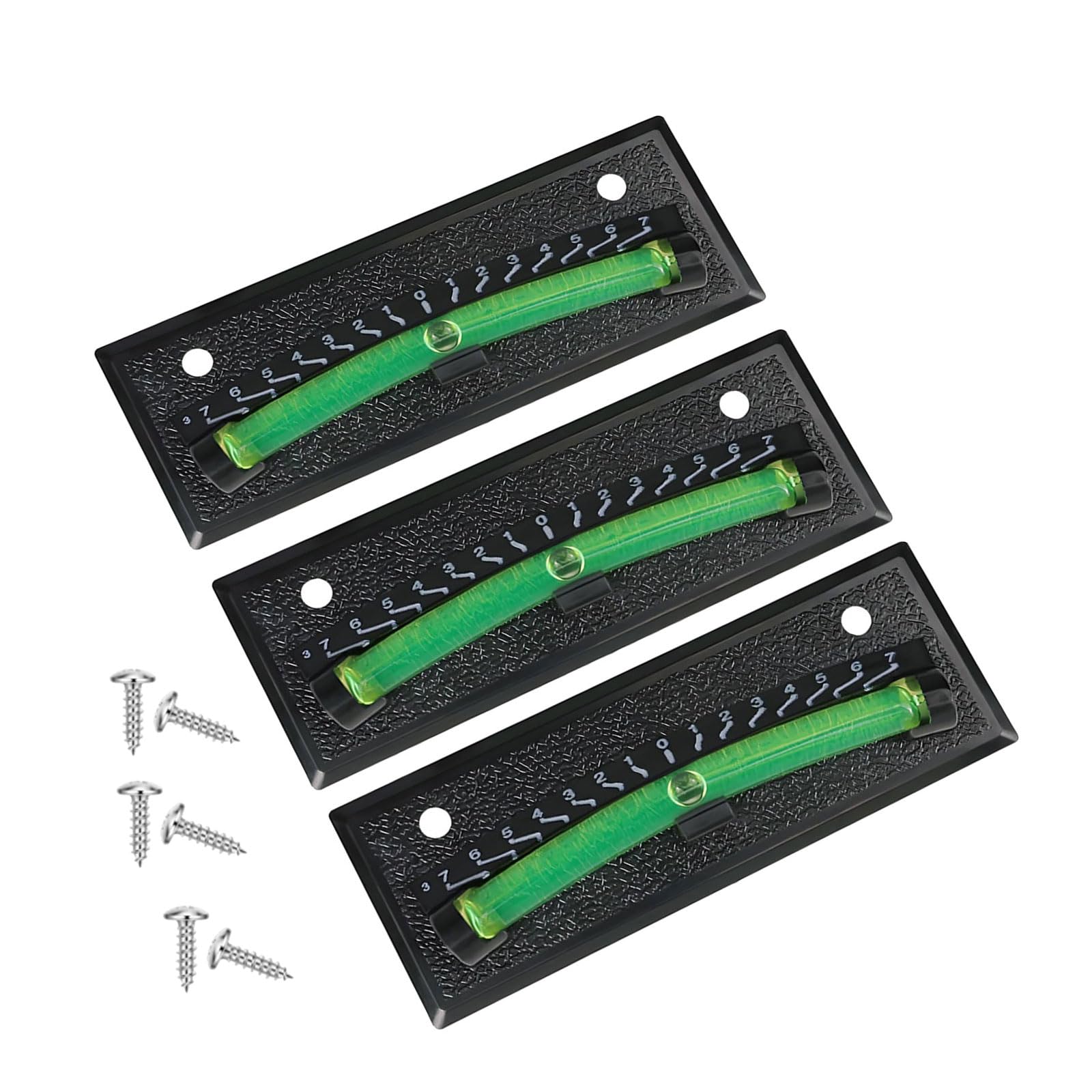 Jazuaiao 3 Sets Abs Bubble Levels For Caravans Lightweight Leveling Tool, Portable Horizontal Measurement Bubble Levels