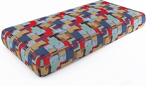 Cojín de banco de tamaño personalizado, para asiento de ventana panorámica para exteriores e interiores, tapicería gruesa y larga para silla, sofá,