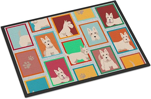 Vista 180 de Caroline's Treasures MLM1087MAT - Felpudo de perro de montaña bernés de 18 x 27 pulgadas, para interiores y exteriores, para entrada, Bernese