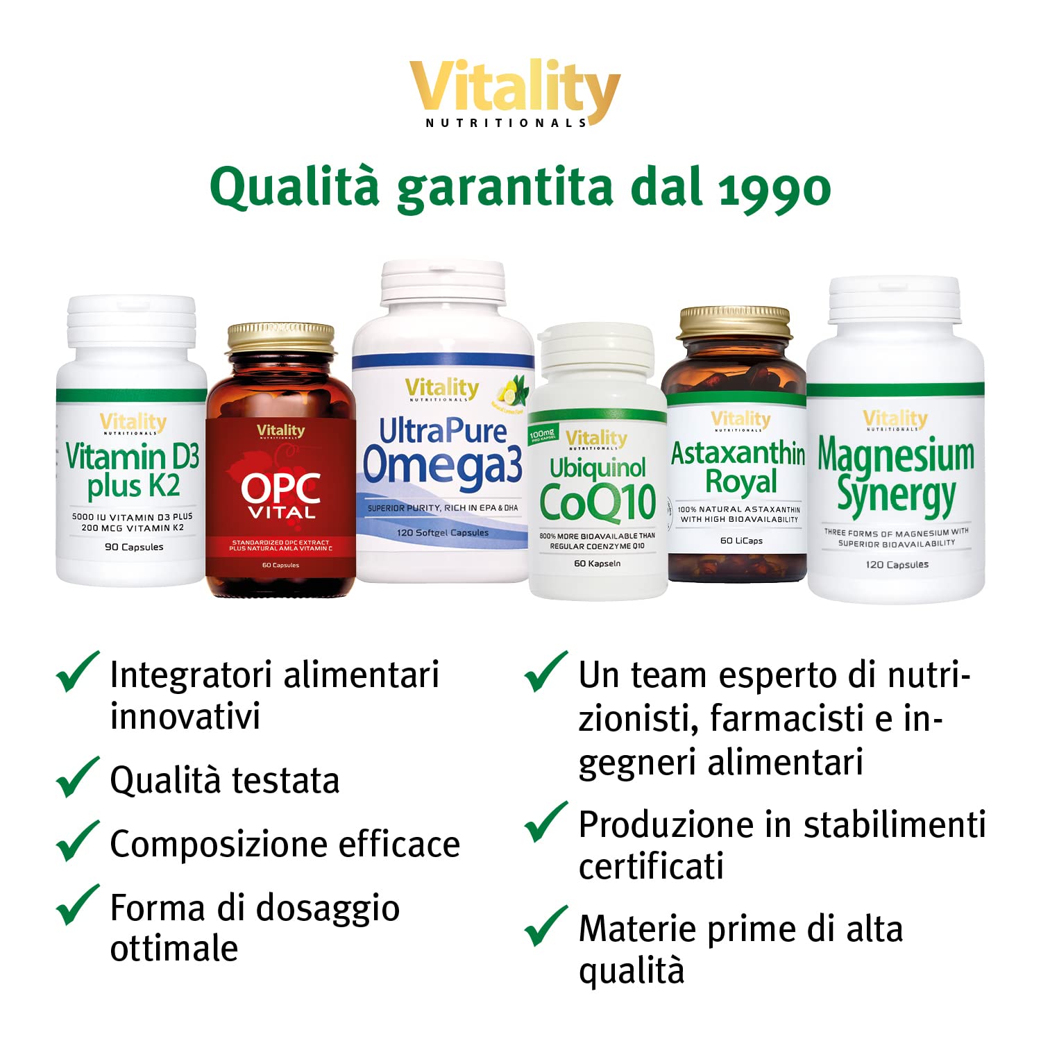 Astaxanthina Naturale, Complesso Antiossidante, 6 mg di Pura Astaxantina Naturale in Polvere dalle Alghe con betacarotene, Antiossidante. Astaxanthin Royal Vitality Nutritionals