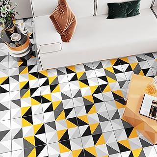 Modern Peel and Stick Floor Tile Waterproof Vinyl Flooring Stick on Floo...