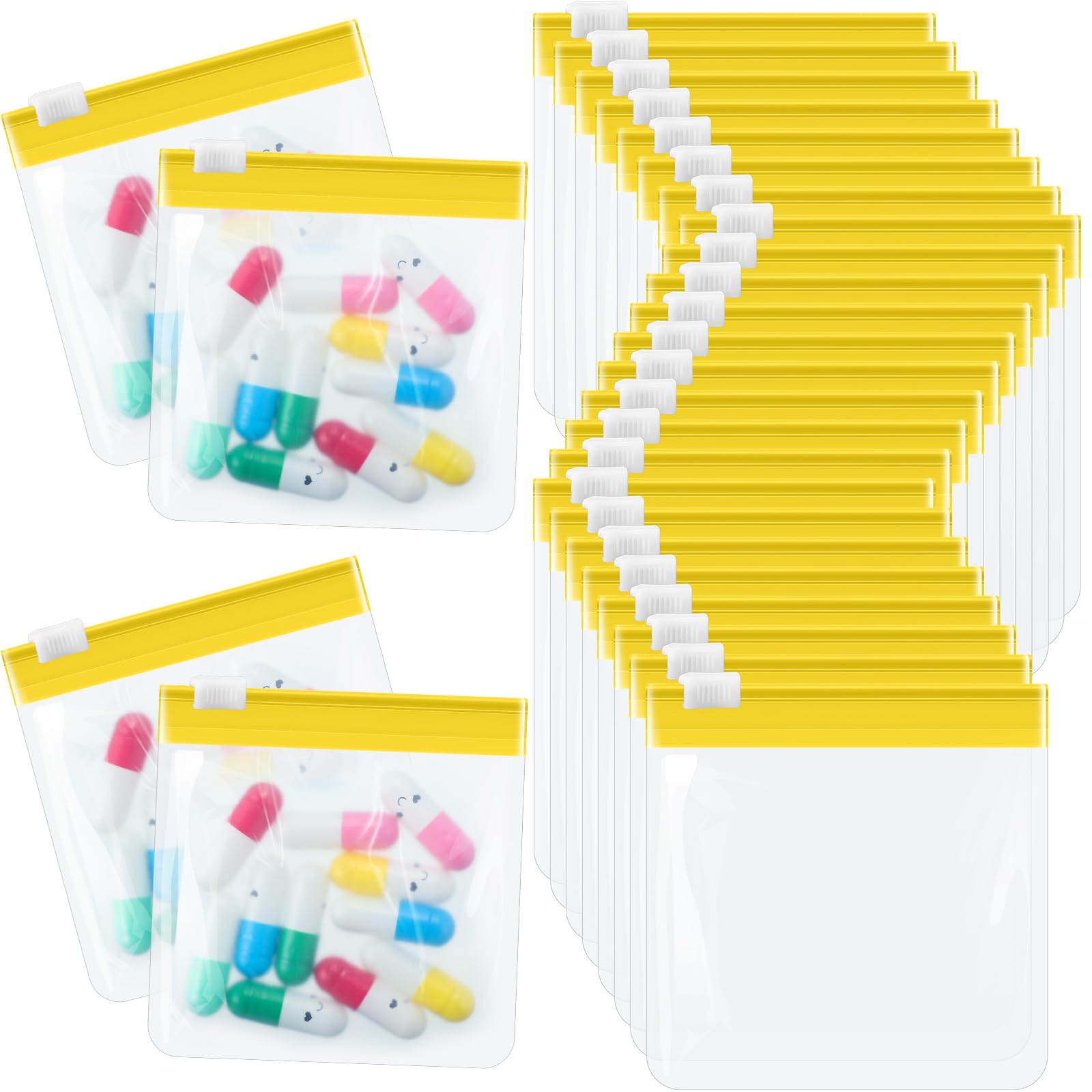 Travel Pill Pouches - 24 Pack -3