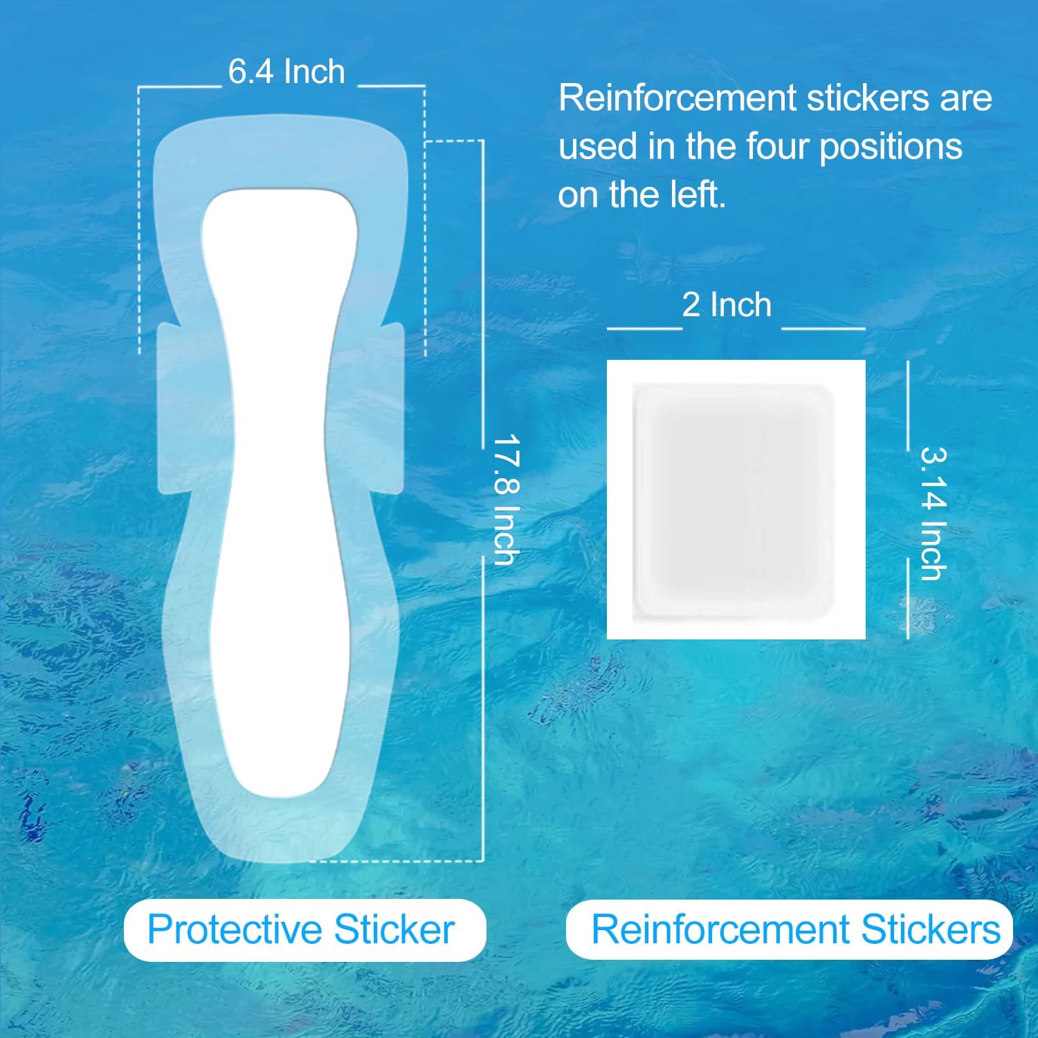 Waterproof Pads for Swimming Ideal for Pool, Beach, Spa & Water Sports (Individually Wrapped) image 2