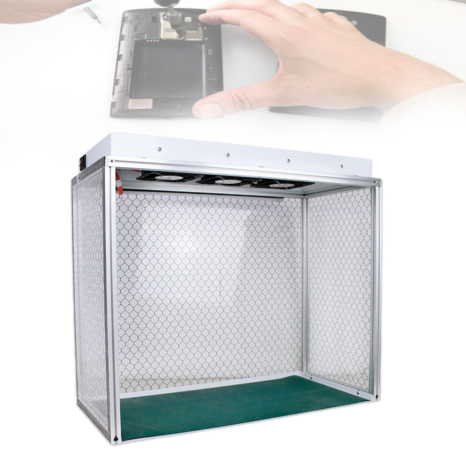 Campana De Flujo Laminar, Cabina De Flujo Laminar, Cabina De Flujo Laminar Vertical De 110/220 V, Cabina De Flujo Laminar Vertical Portátil, para Reparación De Pantallas/Instalaciones 220V