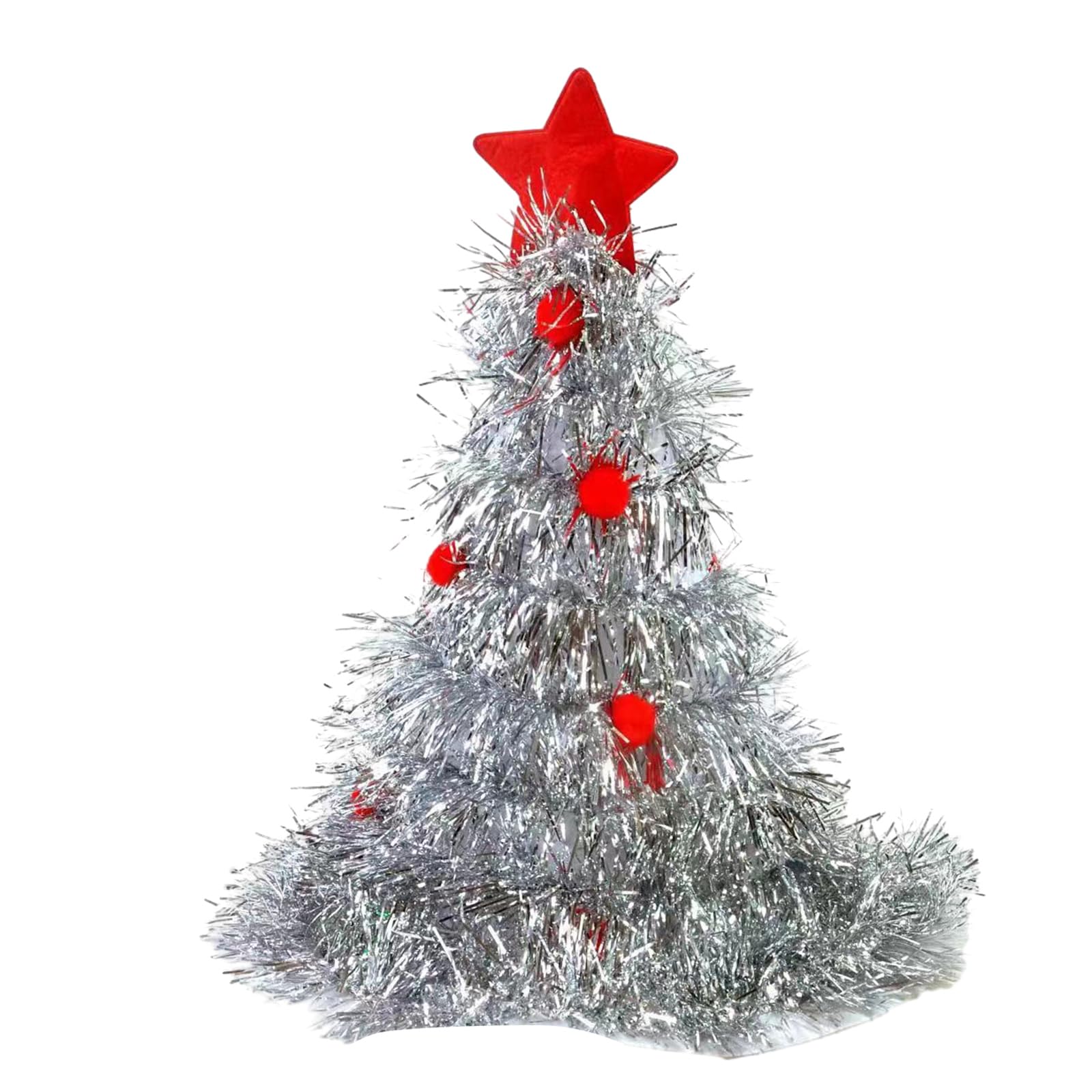 Tsophreniq Christmas Hat for Holiday Event Glitter Santa Hat for Adult Child Point PartyProp Festival Decor Christmas for Party Decor