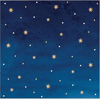 Creative Converting Starry Skies Foil Beverage Napkins - 16pcs