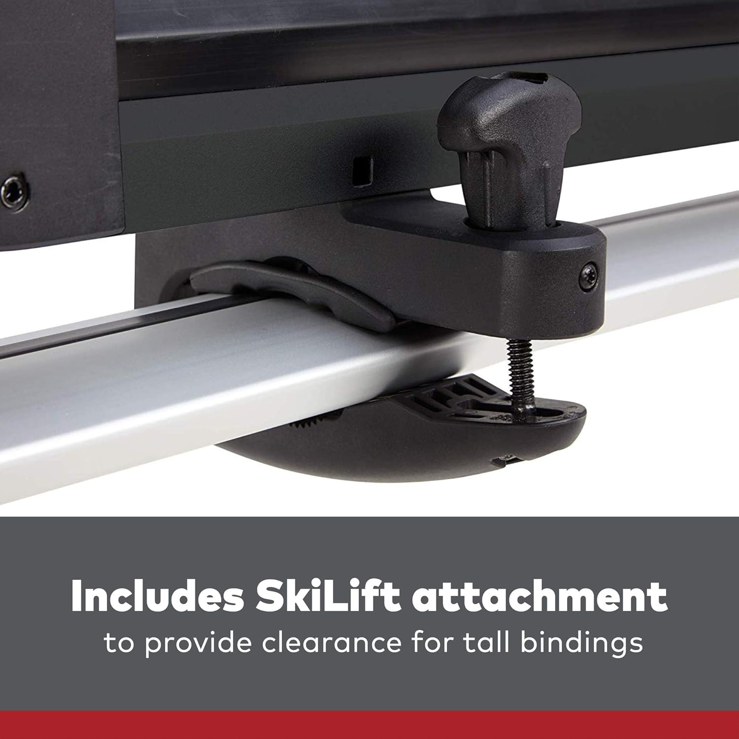 YAKIMA, PowderHound 6 Ski & Snowboard Mount, Fits Up to 6 Pairs of Skis or 4 Snowboards, Rides Quietly, Fits Most Roof Racks, Black : Sports & Outdoors