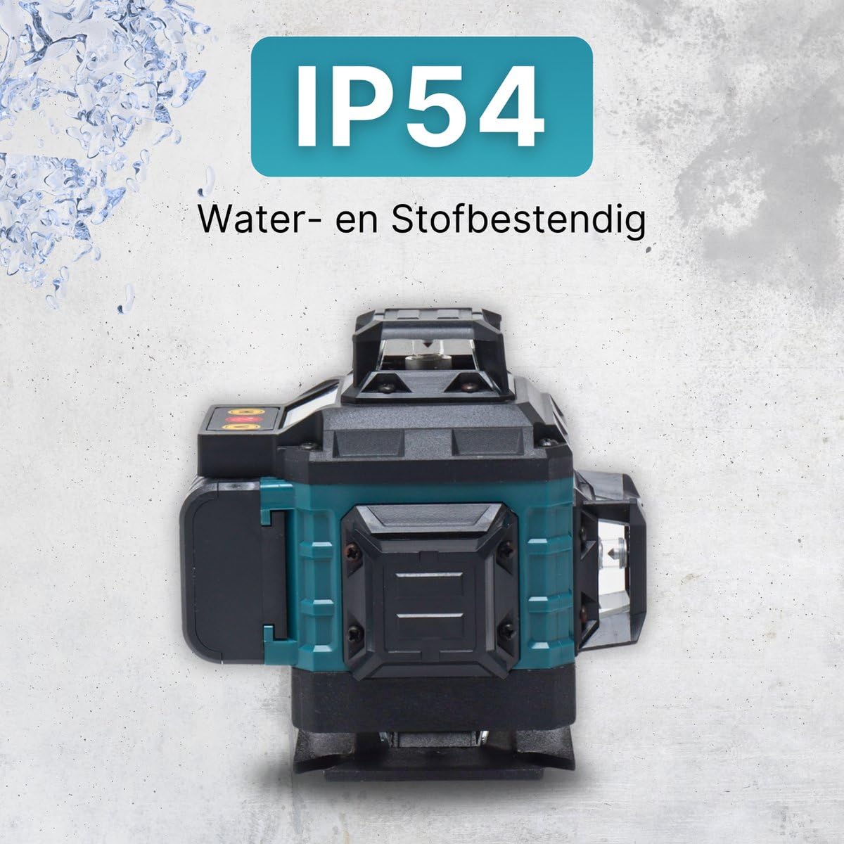 Kibani Kruislijnlaser 16 lijnen incl. accessoire koffer - bouwlaser