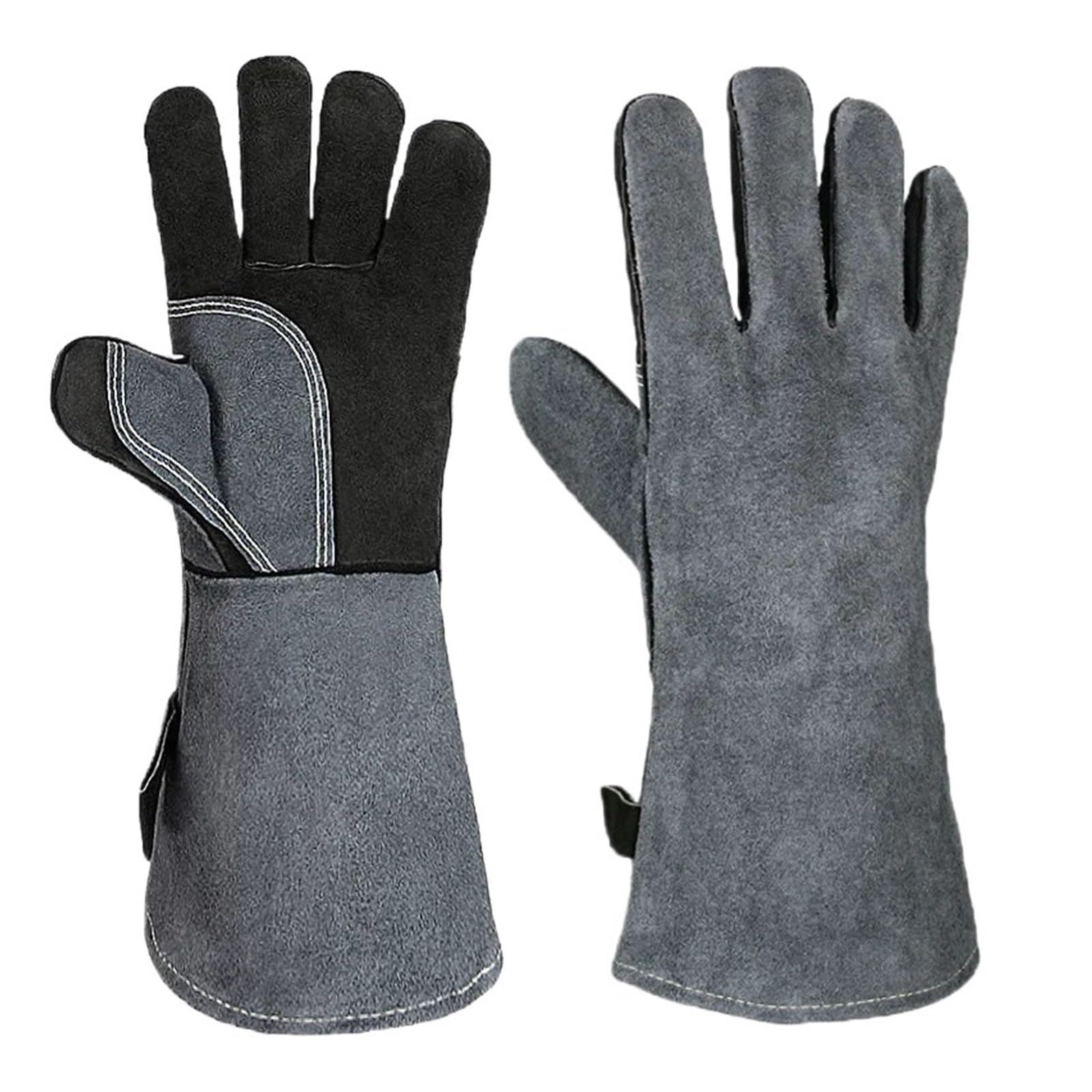 MRKU Baking Mitts Cooking oven gloves For Grill Insulation Forging Welding,500℃ Heat Resistant BBQ