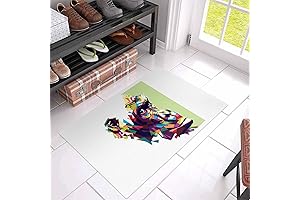 Non-Slip Gorilla Rug - Modern Animal Art Floor Mat for Your Home