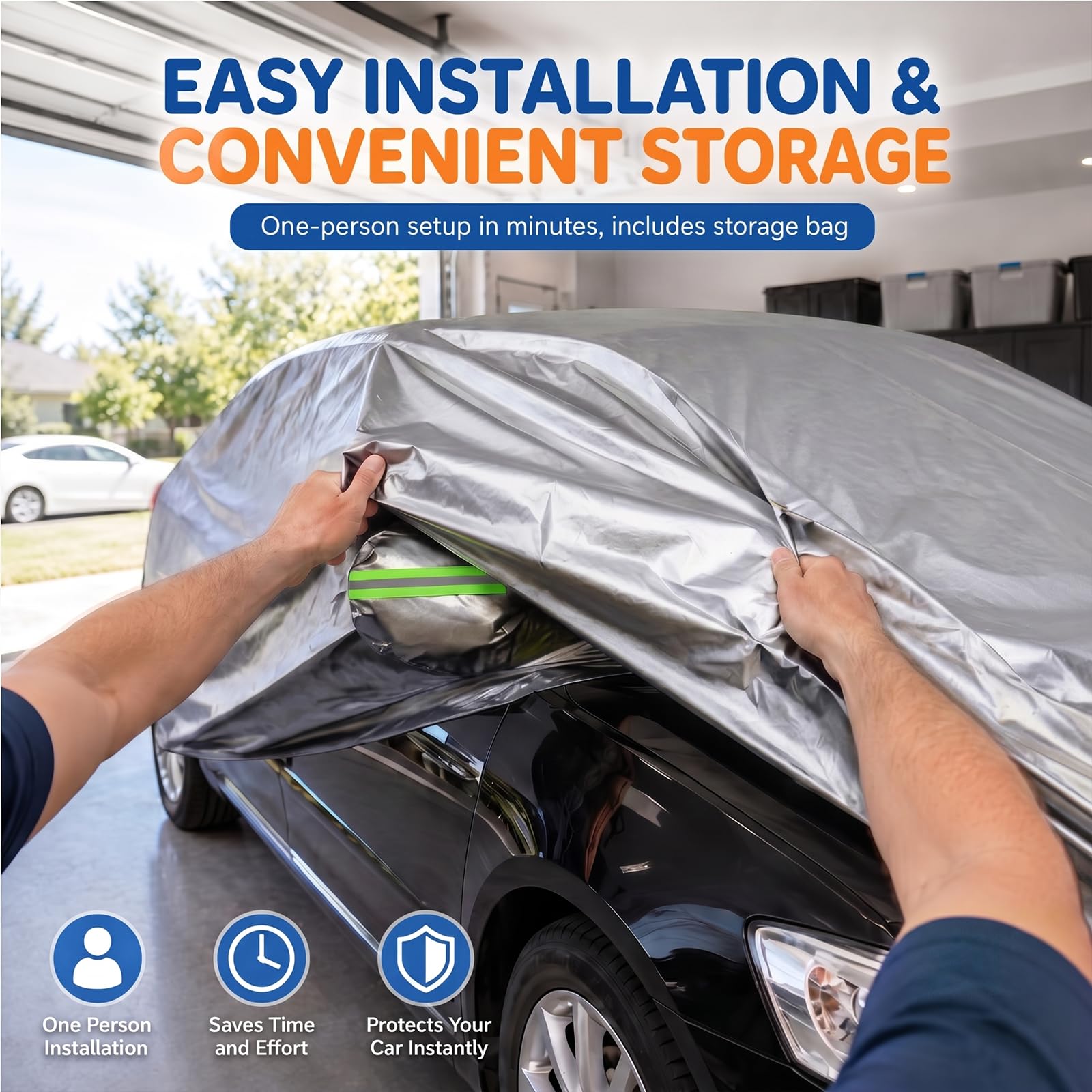 Autogarage Abdeckung für Audi A3 8P 3-Door 2003-2013