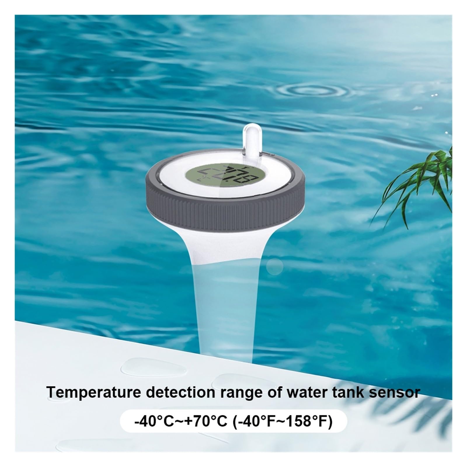 Termometro Per Piscina Termometro Galleggiante Wireless Con Monitor Della Temperatura Esterna/interna, Termometro For La Temperatura Del'acqua, Indicatore Della Temperatura Del'acqua Di Facile Lettura