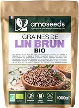 Organic Brown Flax Seeds 1kg | Whole,Gluten Free, Sources of Omega 3 | Premium Quality