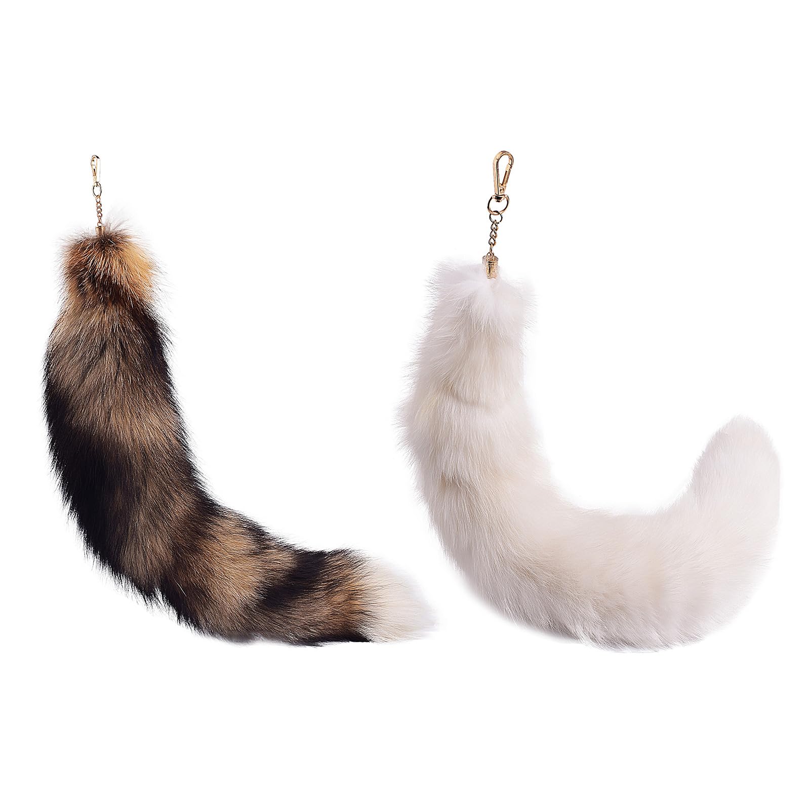 Llavero de cola de animal, colgante de cola de peluche, llavero, colgante, cartera, bolso para bolso, mochilas, llavero simple
