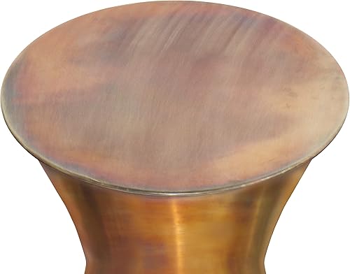 Miniatura 7 de SIMPLIHOME Kenton - Mesa auxiliar industrial de metal de 15 pulgadas de ancho en latón barnizado, totalmente montada, extremo, mesita de noche y