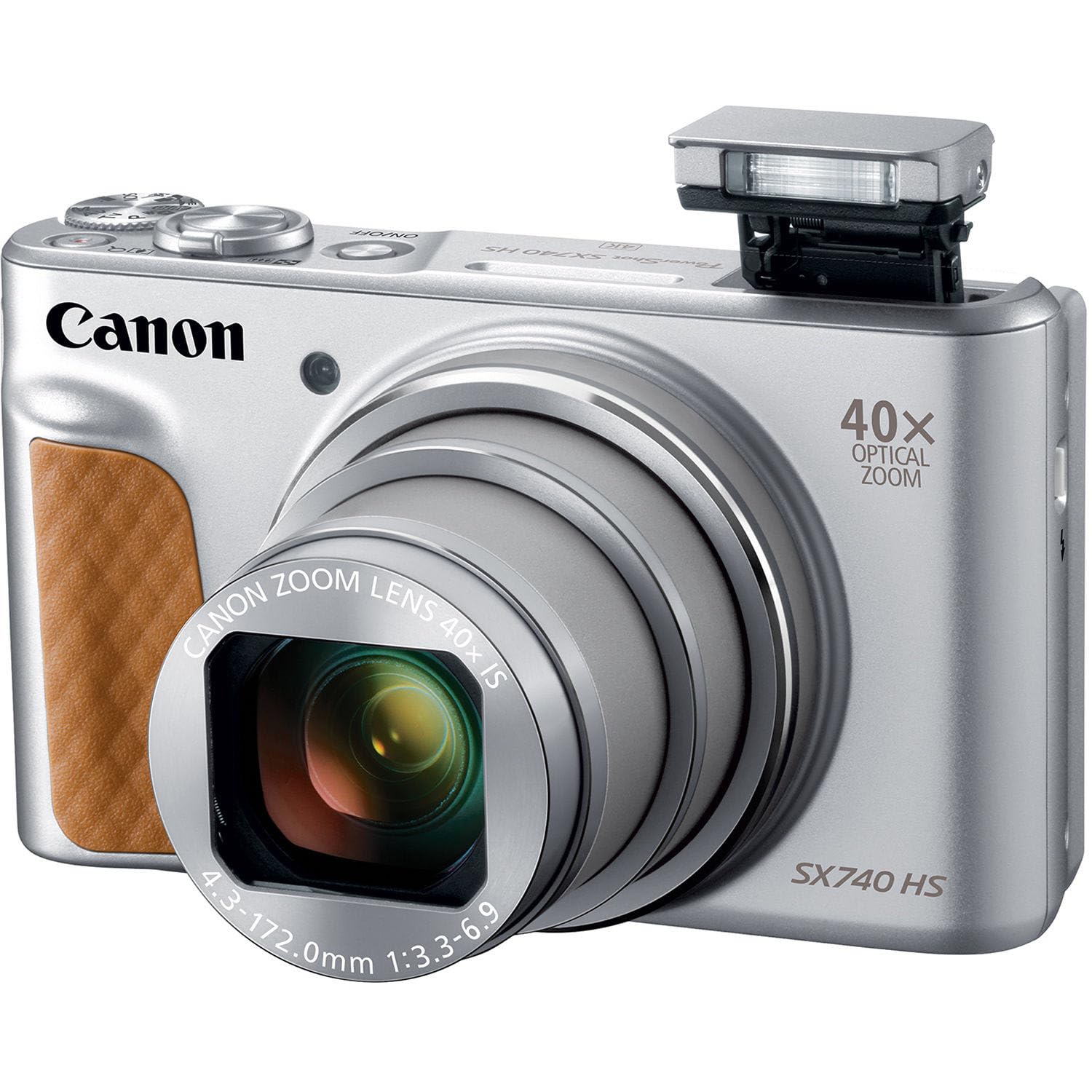 PowerShot SX740 HS シルバー Amazon.com : Canon PowerShot SX740 HS Digital Camera (Silver