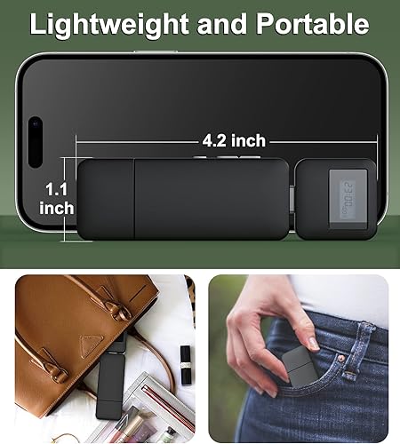 Miniatura 6 de Tafatee Luz de lectura de libros con pantalla de tiempo 3 niveles de brillo × 3 temperaturas de color luces de lectura ligeras para libros en la