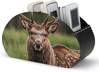 Deer TV Remote Control Holder, Table Desk Storage Box