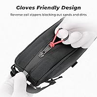 Vista 4 de Bolsa de almacenamiento triangular para barra de protección KEMIMOTO UTV, bolsa universal resistente al agua para techo/puerta/reposabrazos lateral