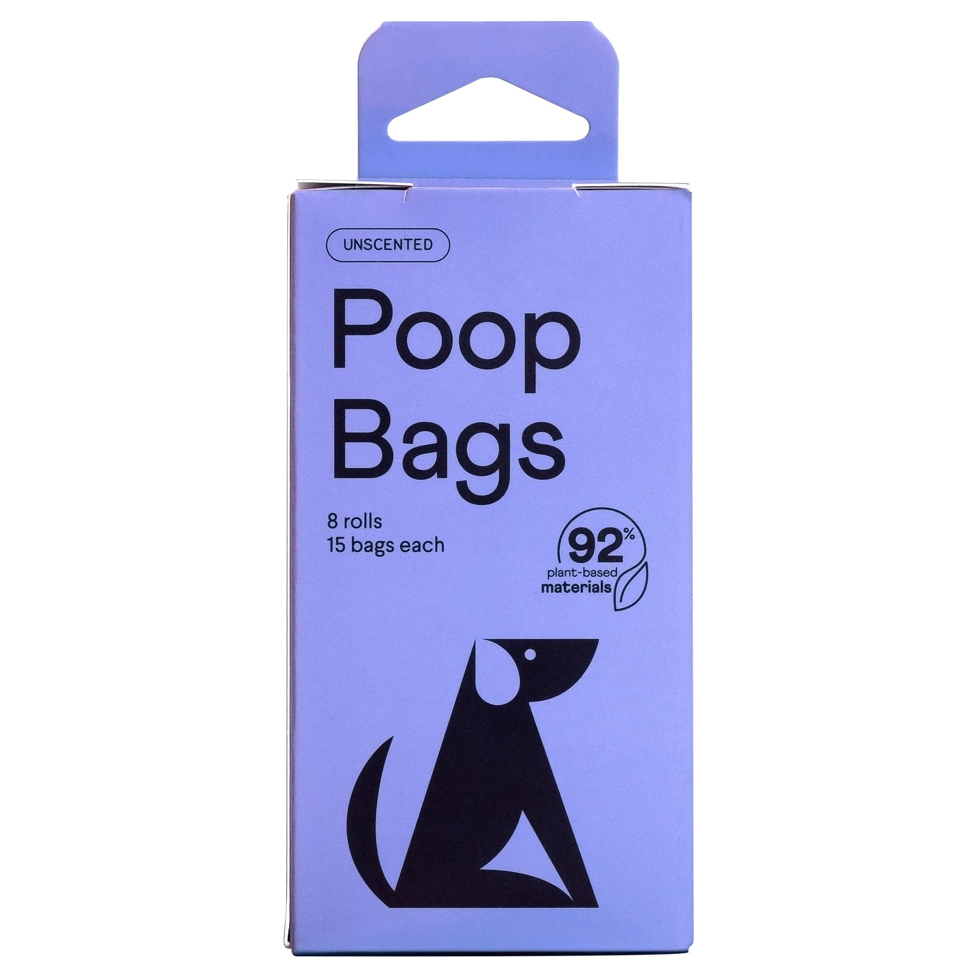 Bolsas biodegradables para excrementos de perro, 92% de base biológica, juego de X
