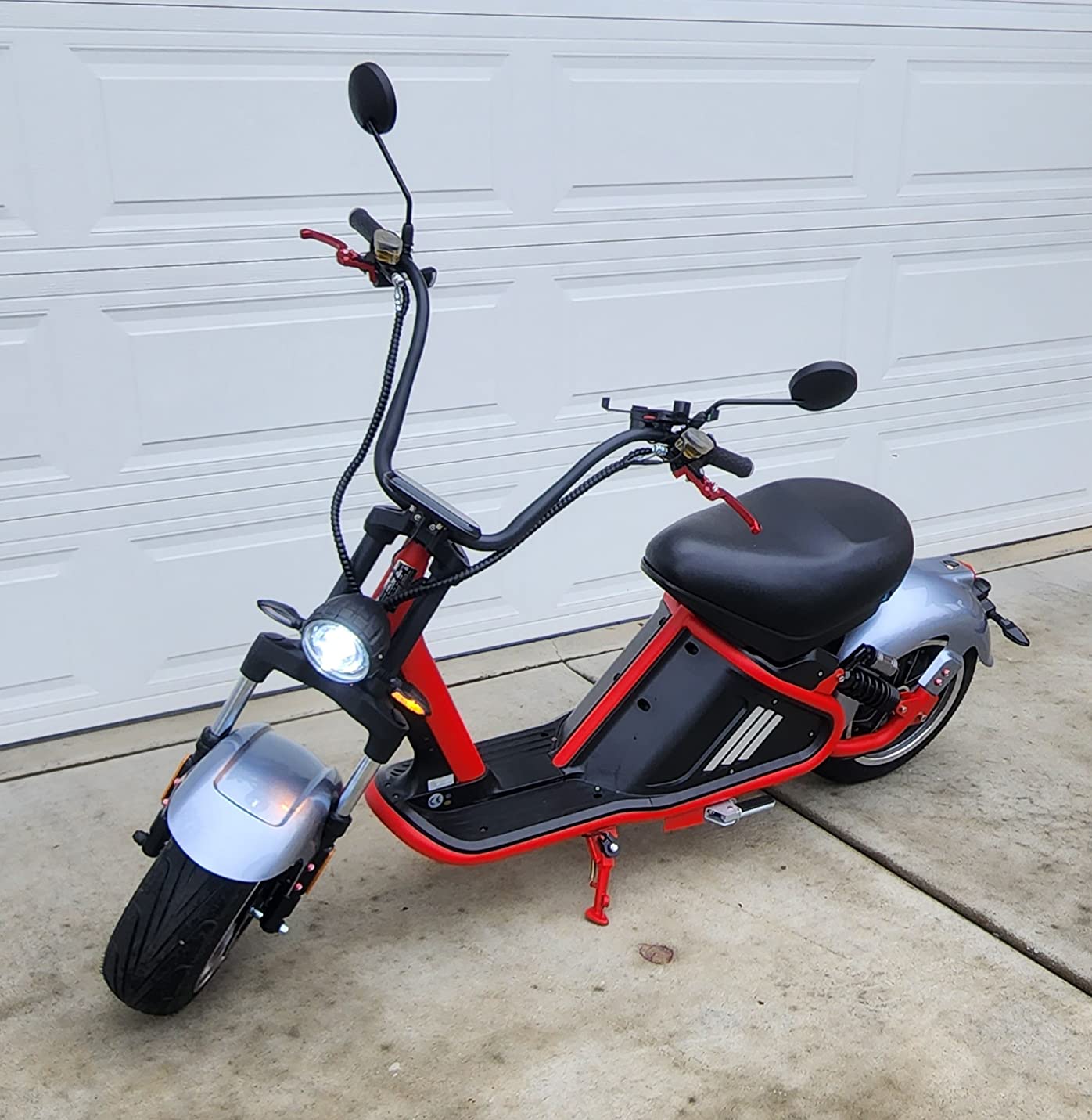 117/mo Finance eAhora M2 3000W 46Mph Street Legal Electric Motorcycle for Adults, 50+Miles