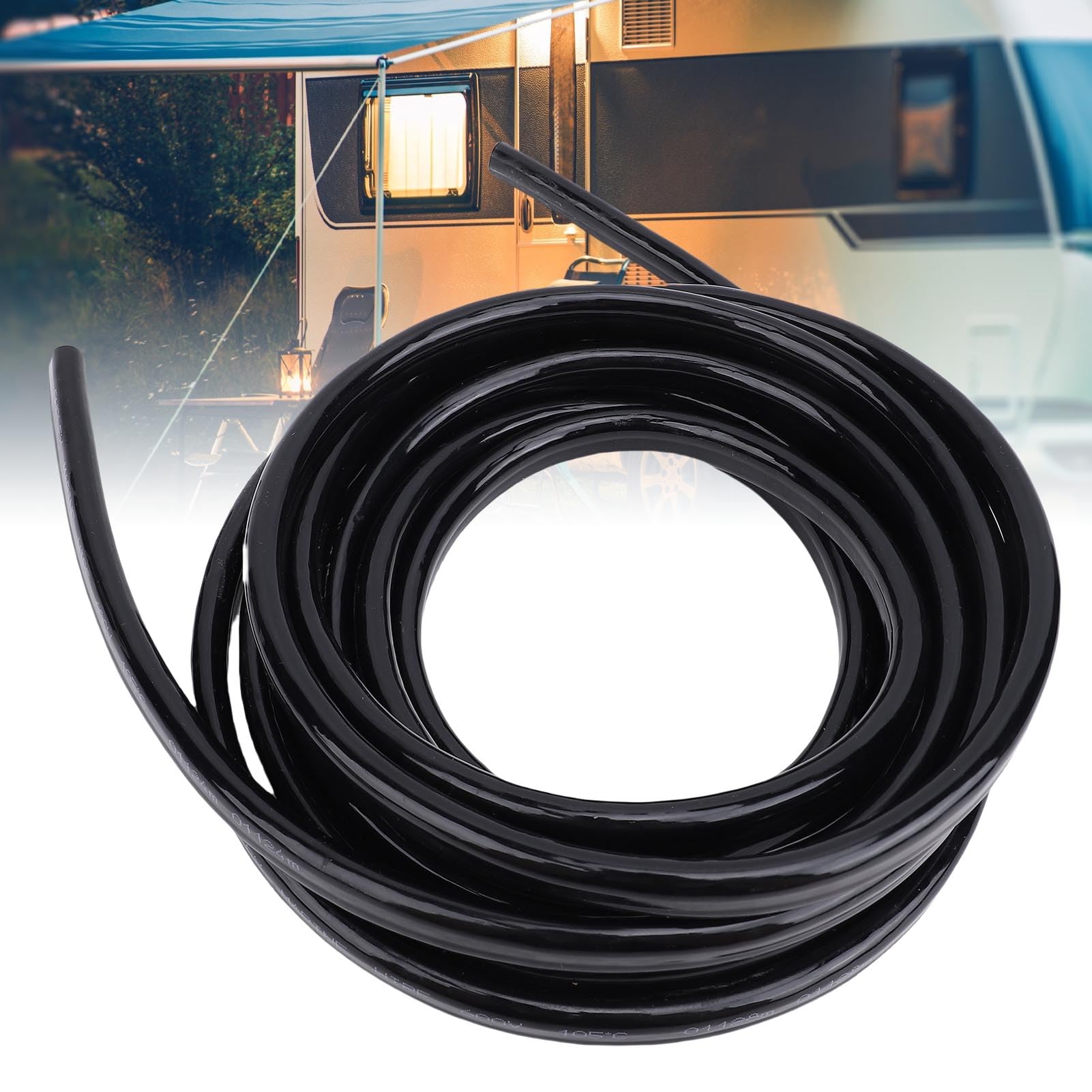 Elektryczny kabel zasilający łodzi SustVita 8 AWG 20 stóp OFC Przewód zasilający w izolacji miedzianej do instalacji elektrycznych morskich/motoryzacyjnych/RV