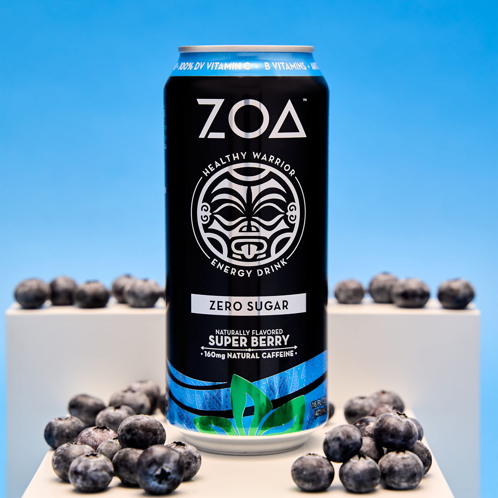 Buy ZOA Sugar Free Energy Drink Super Berry 16 Fl Oz Healthy Energy