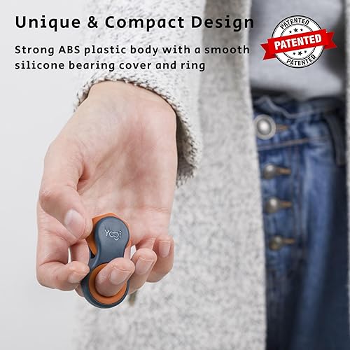 Vista 46 de Yogi Fidget Toy – Spinner sensorial silencioso para adultos y niños – Alivio del estrés para TDAH, ansiedad – Juguetes para adultos – Incluye 5