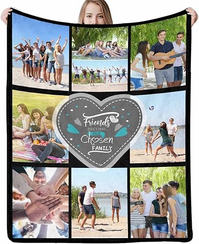 Vista 40 de Manta personalizada con texto fotográfico, manta personalizada para papá, manta con imagen personalizada para madre, padre, adultos, amigos, Design8